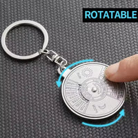 50 Years Perpetual Calendar Keychain