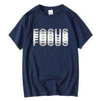 Hard to Focus Phrase Short Sleeved T-shirt - Bear Hugs