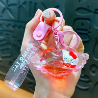 Sanliou Heartwing Hues Glitter Keychain