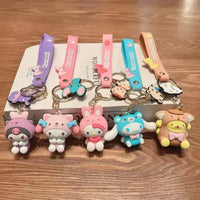 Sanliou Hoodie Cute Girl 3D Keychain