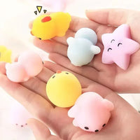 Mini Animal Squishies (Set of 10)