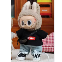 Monochrome Ensemble Labubu Doll outfit