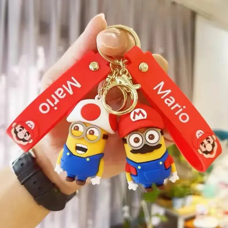 Mario & Minniun Mashup Keychain