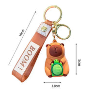 Cute Capybara 3D Keychain