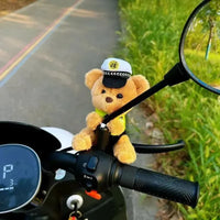 Traffic Cop Bear Brigade Plush Keychain