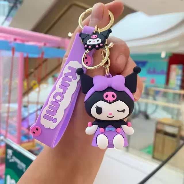 Charming Kuromi 3D Keychain