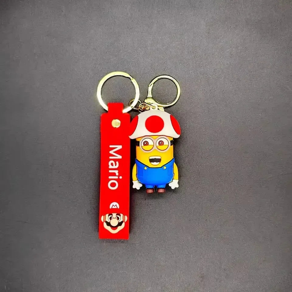 Mario & Minniun Mashup Keychain