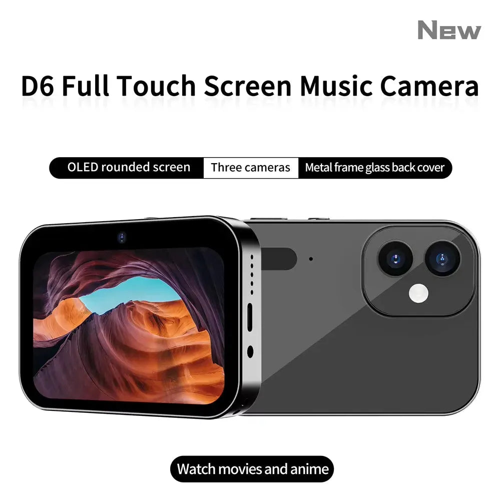 D6 Touch Screen 4K Vlogging Camera