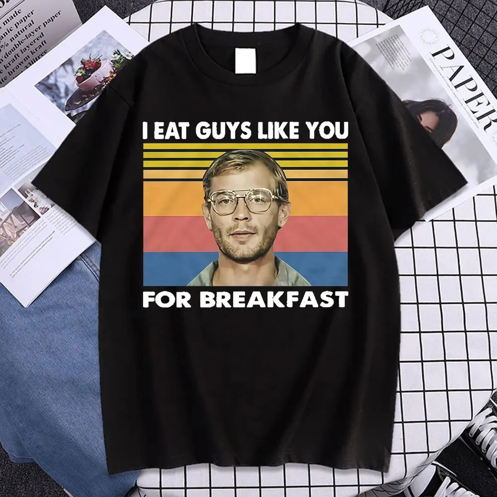 I bought a Jeffrey Dahmer T-shirt and a Vintag T-shirt for the little girl - Bear Hugs