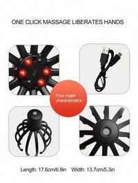 Octo-Soothe Intelligent Electric Head Massager