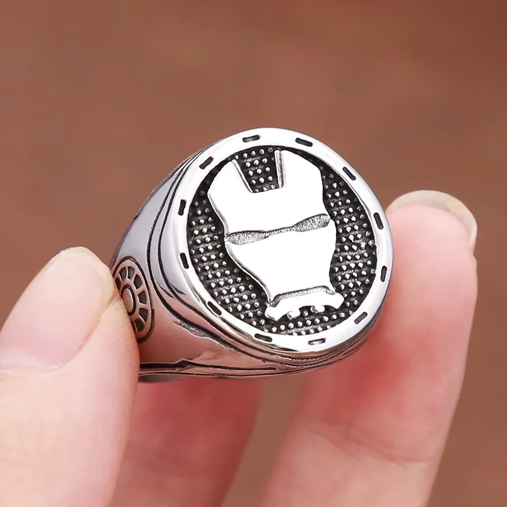 Vintage Iron Man Mask Ring