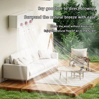 Air Conditioner Rechargeable Handheld Fan Cute Design Portable and Multi-Scenarios and Suitable Hanging Machine Wind Shield - Bear Hugs