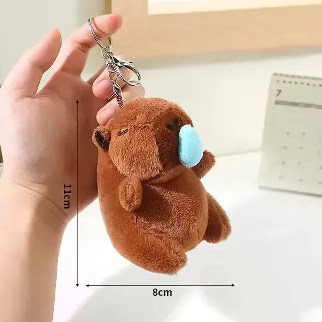 Snotty Snuggler Capybara Keychain