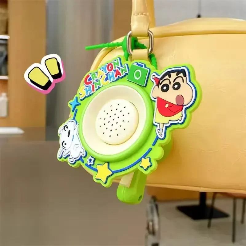 Shinchan Record & Announce Keychain