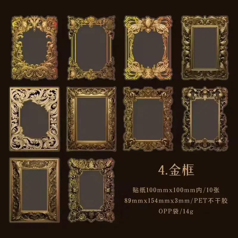 Gilded Mythology Premium Sticker Pack (10 Pcs)