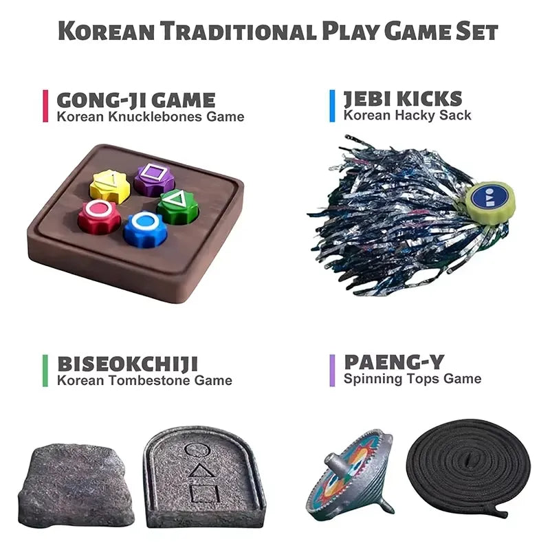 Squid Game Korean Folk Game Set