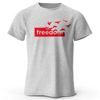 Freedom Letter Printed T-Shirt