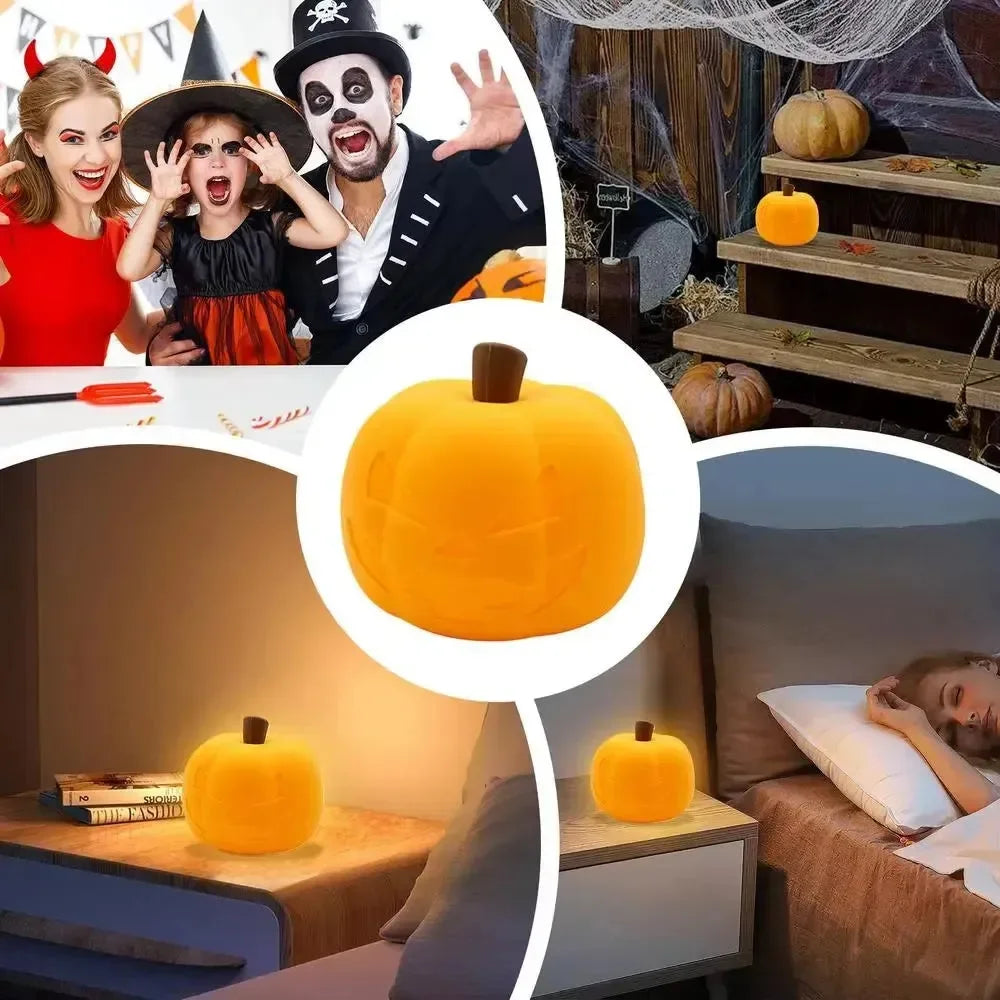 Spooky Pumpkin Silicon Night Lamp