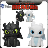 Genuine Beast Kingdom How To Train Your Dragon Toothless Light Fury Vinyl Piggy Bank Action Figure Collectible Model in Stock - Bear Hugs