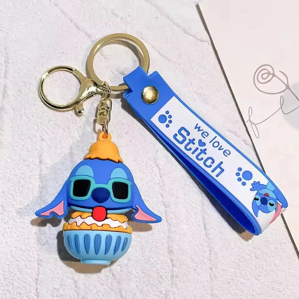Ohana Outings Stitch Keychain