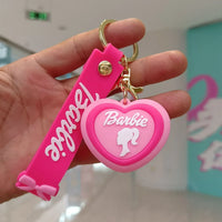 Pink Barbie 3D Keychain