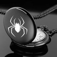 Black Spiderman Pocket Watch