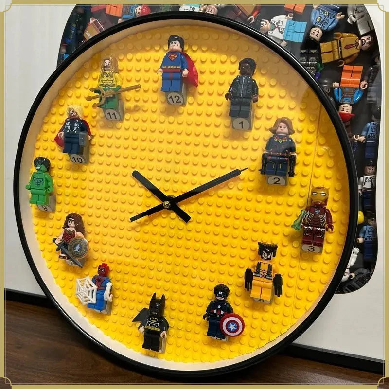 Round Cute Wall Watch Clock Design Decoration Modern Classic Wall Watch Clock Bedroom Plastic Reloj Digital De Pared Home Decor - Bear Hugs