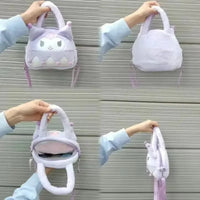Kawaii Carryall Mini Plush Bucket Bag