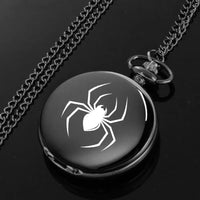 Black Spiderman Pocket Watch