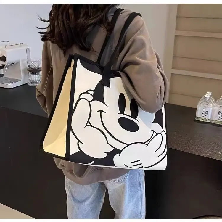 Mickey Canvas Large Tote Bag