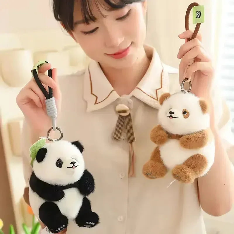 Genuine Chengdu Panda Plush Keychain