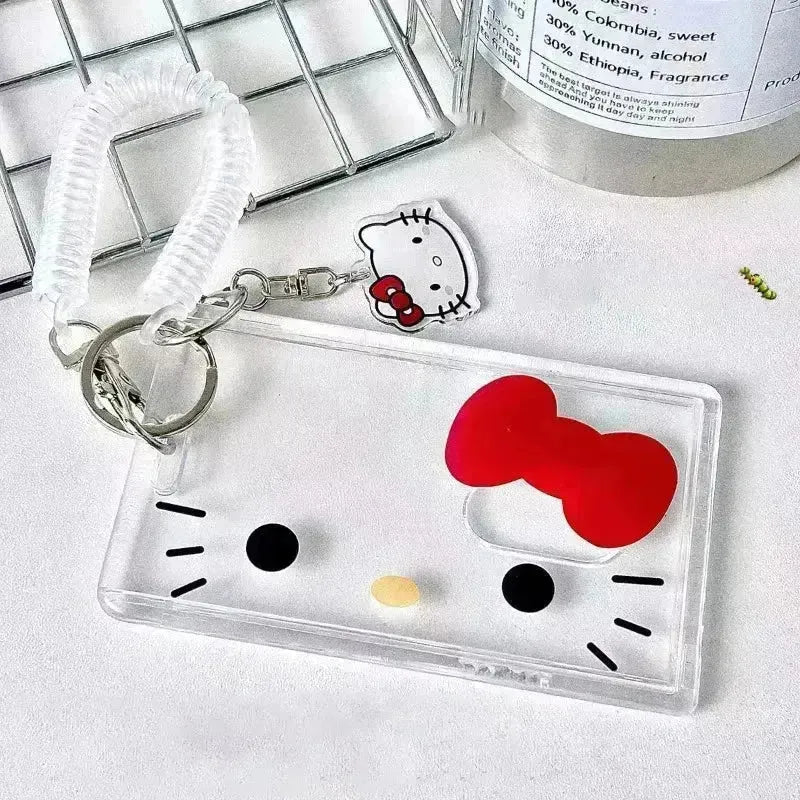 Hello Kitty Transparent Card Holder