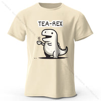 Tea-Rex Dinosaur Cotton T-Shirt