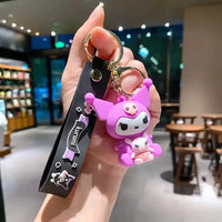 Kuromi Krew Mischief 3D Silicone Keychain