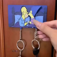 Simpsons Comfort Zone Couple Keychain