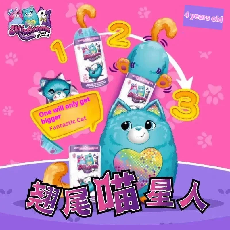 Misfittens Get Meowt Cat Surprise Plush Toy - Bear Hugs