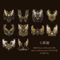 Gilded Mythology Premium Sticker Pack (10 Pcs)