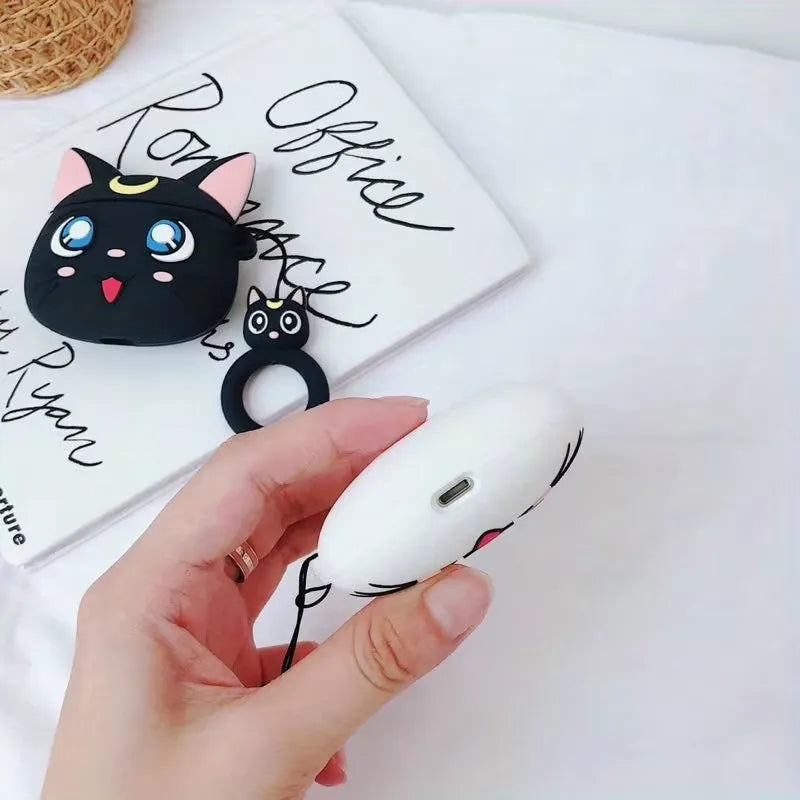 B&W Cat Case (For Airpods)