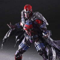 PLAY ARTS 27cm X-men Magneto Action Figure Anime Max Eisenhardt Collectable Model Toys Doll Gift - Bear Hugs
