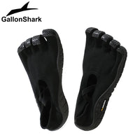 GallonShark Five-Finger Shoes, Breathable Elastic Strap Barefoot Shoes for Yoga, Pilates, Dance & Indoor/Outdoor Workout - Bear Hugs