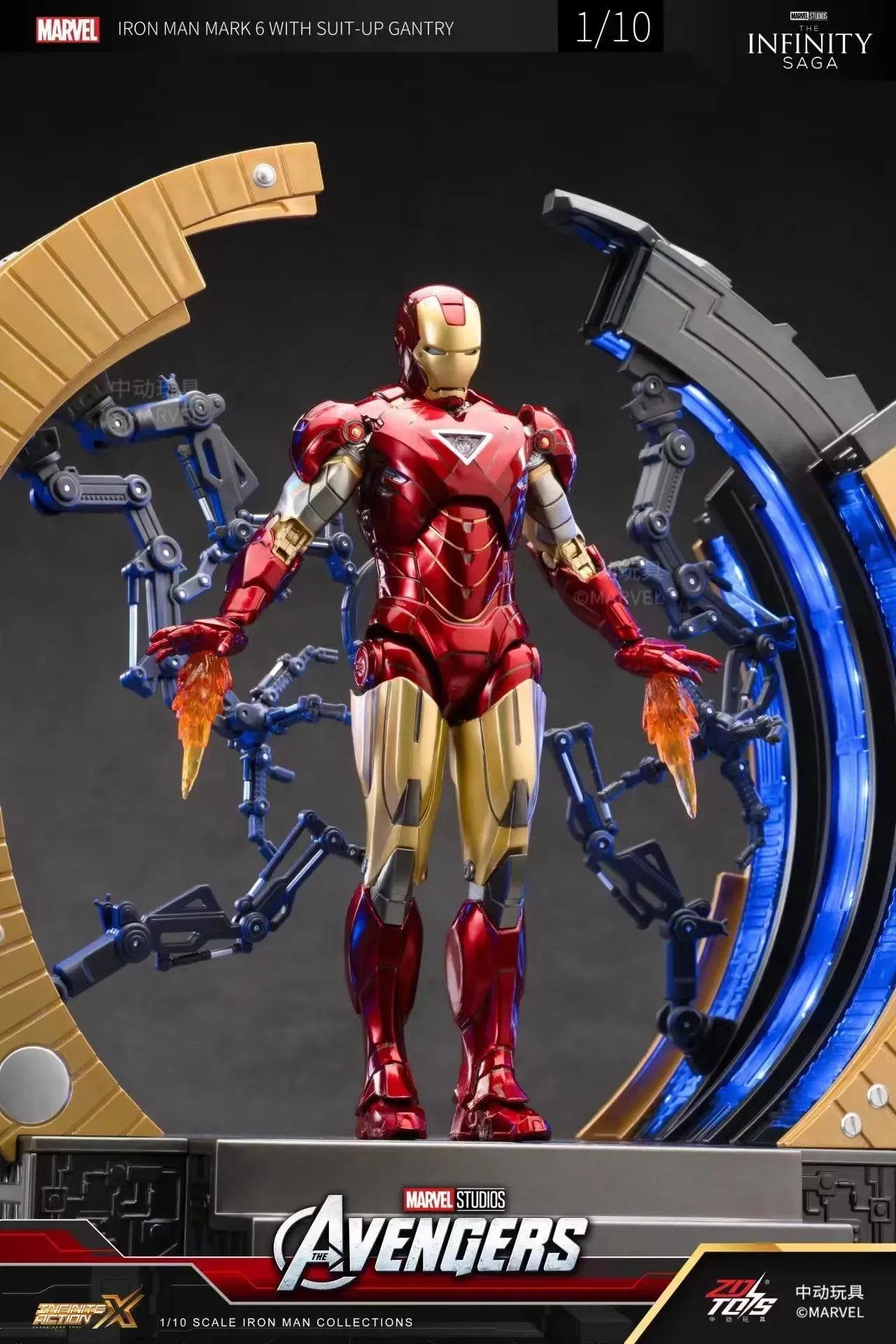 Iron Man ZD Toys Gentry MK6 Action Figure