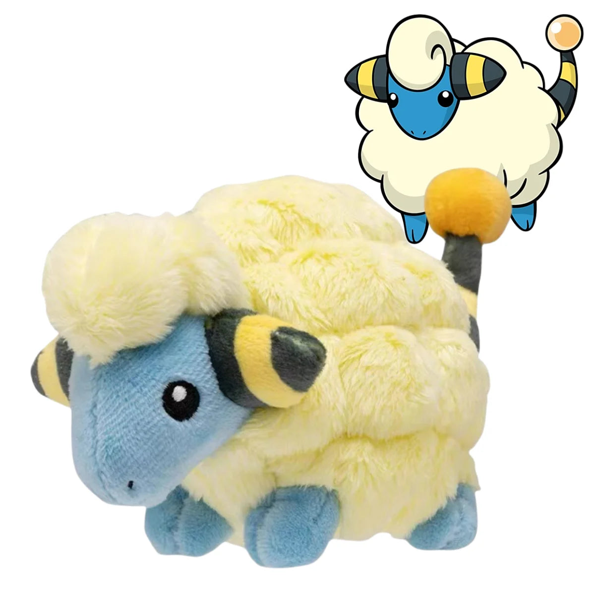 Pokemon Mareep Ampharos Plush Toy - Bear Hugs