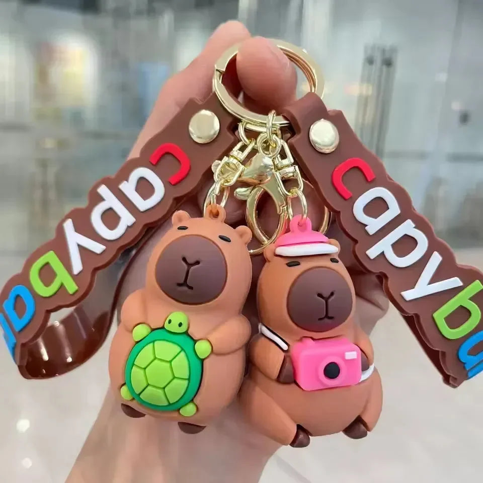 Capy Cozy Companions 3D Keychain