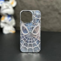 Luxurious Spiderman 3D Silver Phone Case (For iPhones)