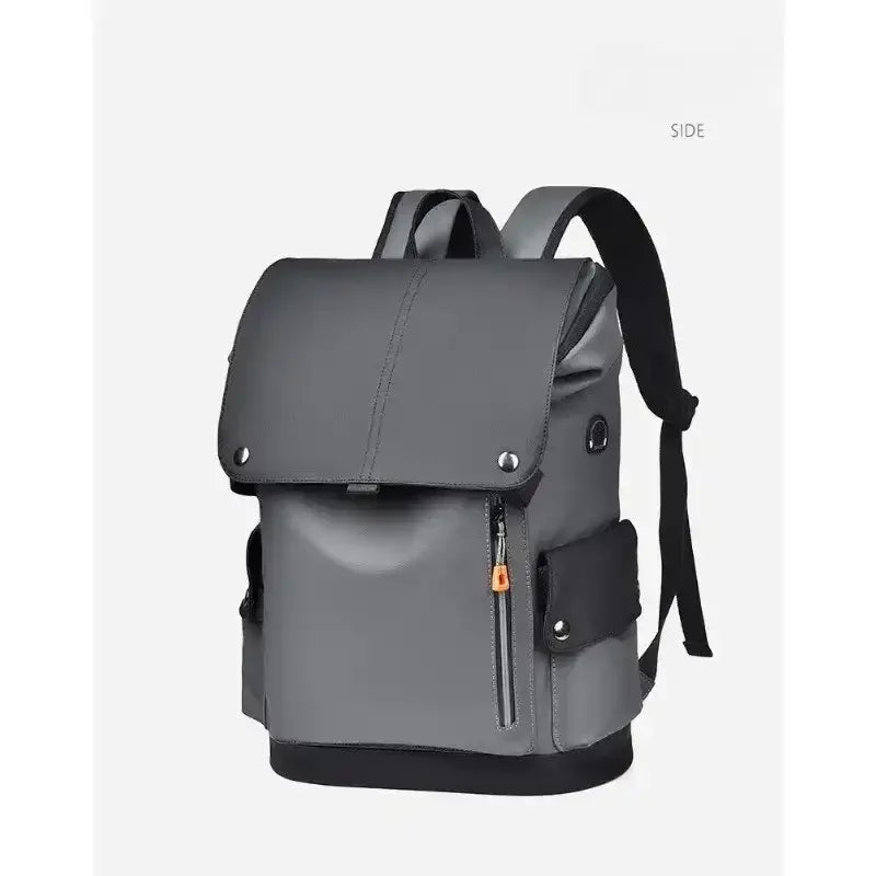 Premium Leather-Look Casual Backpack