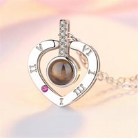 100 Languages Love Projection Pendant