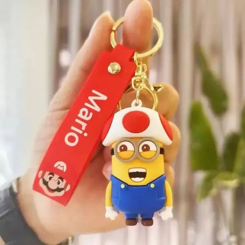 Mario & Minniun Mashup Keychain