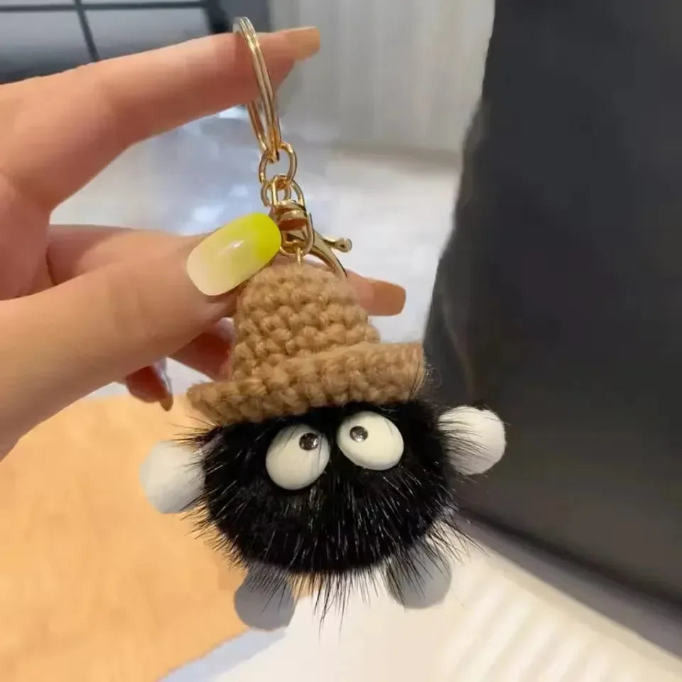 Soot Sprite Snuggles Plush Keychain
