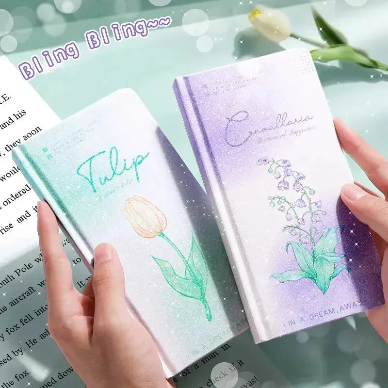 Gradient Flower Planner Notebook