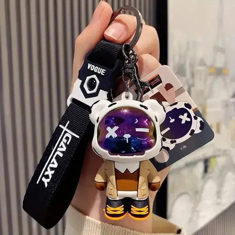 Galaxy Bear 3D Keychain